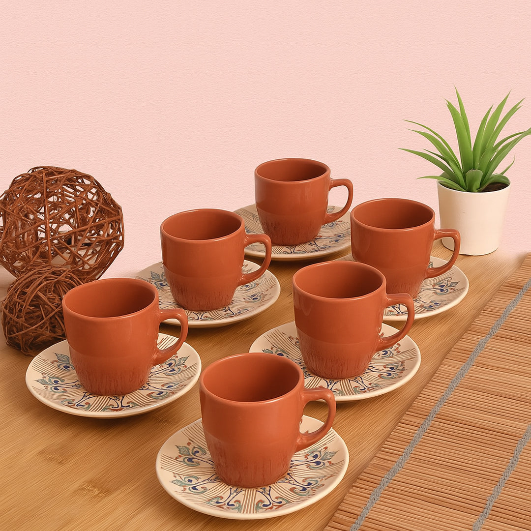 6'lı Osmanlı Motifli Fincan Takımı Homerest
