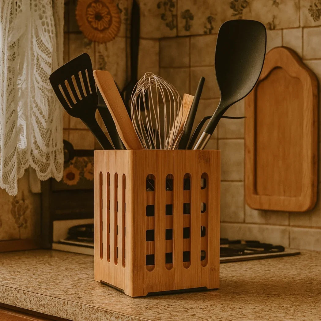 Bambu Kare Kaşıklık Homerest