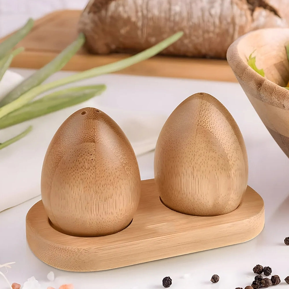 Bambu Yumurta Tuzluk Set Homerest