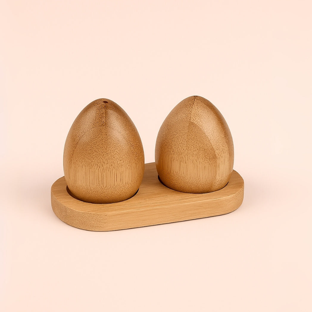 Bambu Yumurta Tuzluk Set Homerest