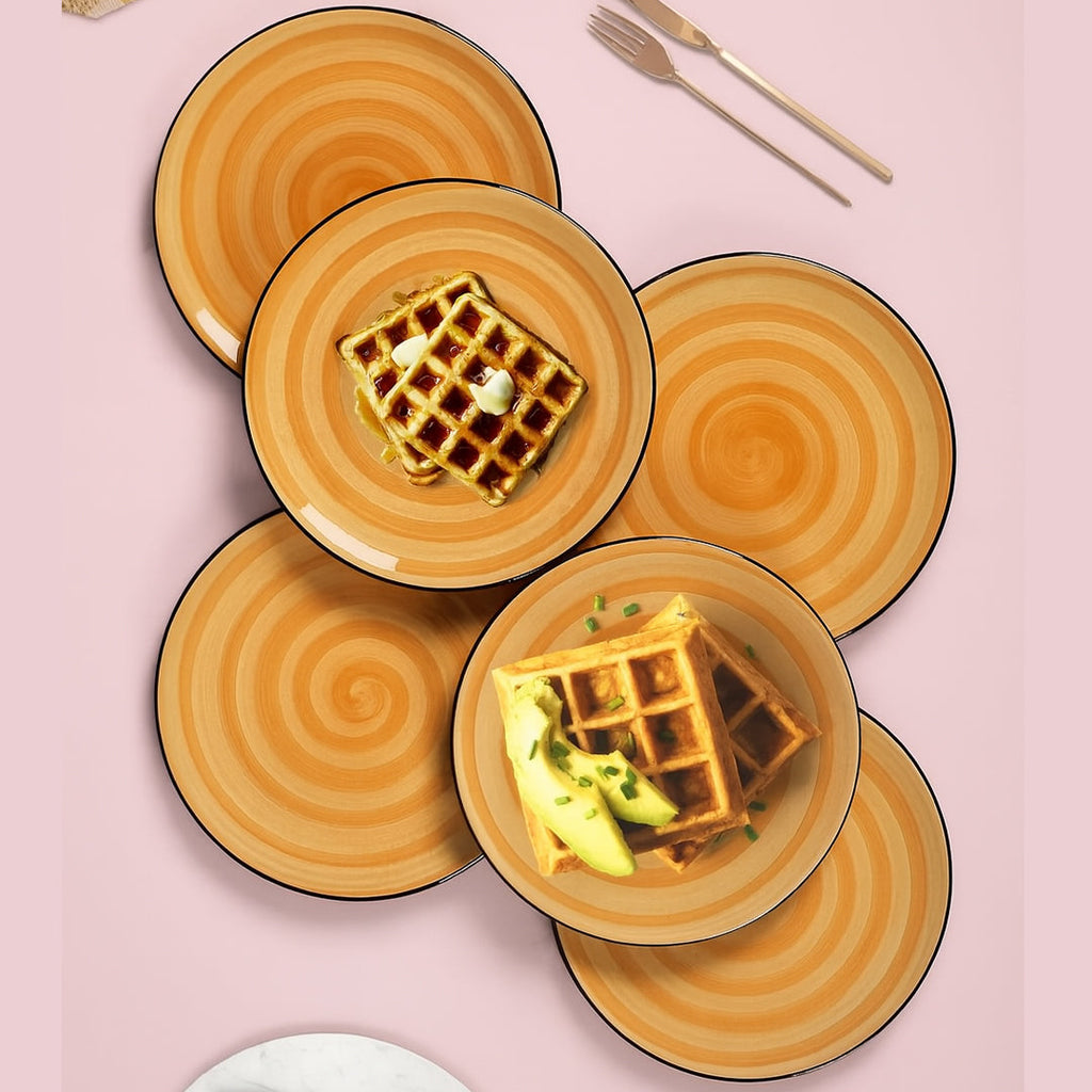 6'lı Renkli Pasta Tabağı Homerest