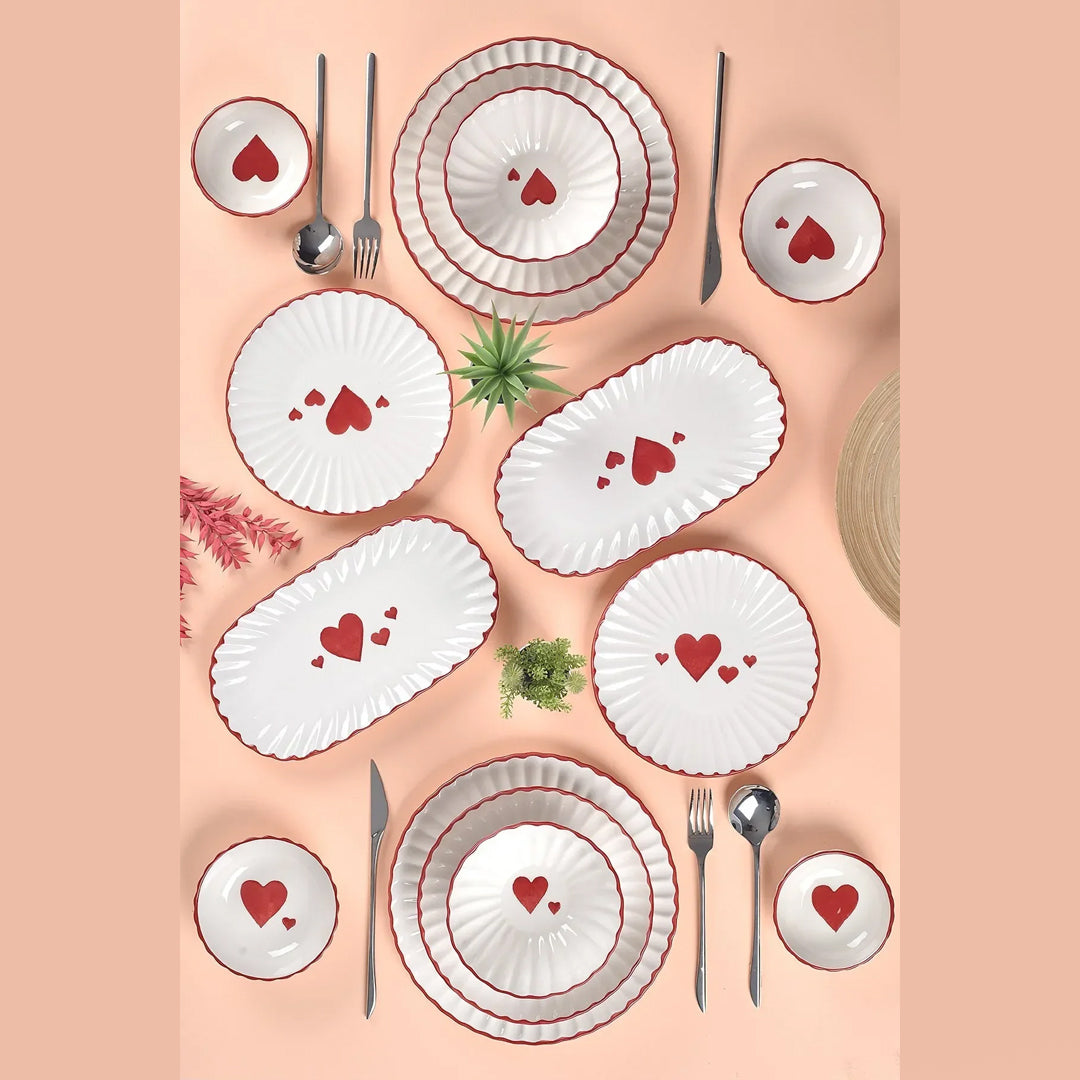 Love Serisi 14 Parça Yemek Takımı Homerest
