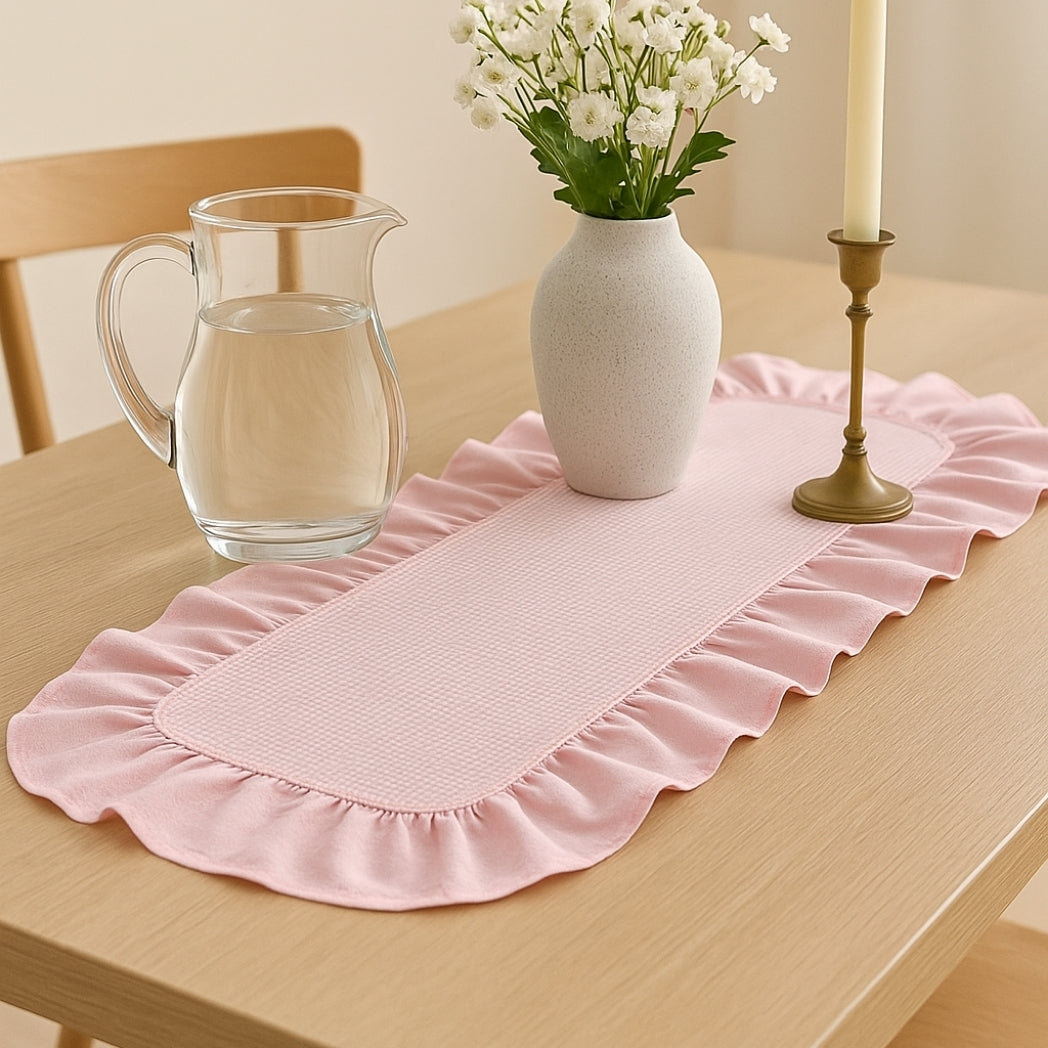 Pembe Fırfırlı Pötikare Runner