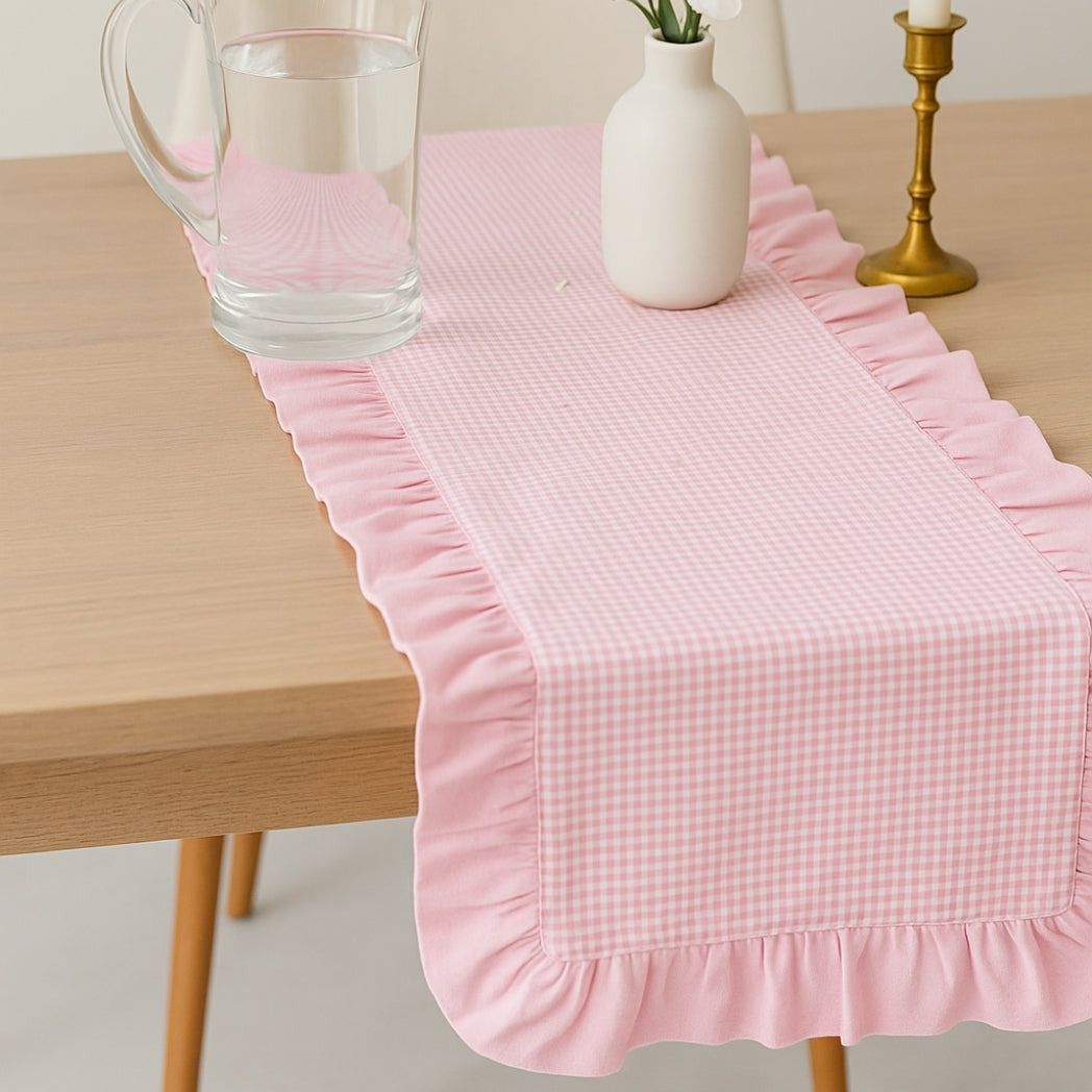 Pembe Fırfırlı Pötikare Runner