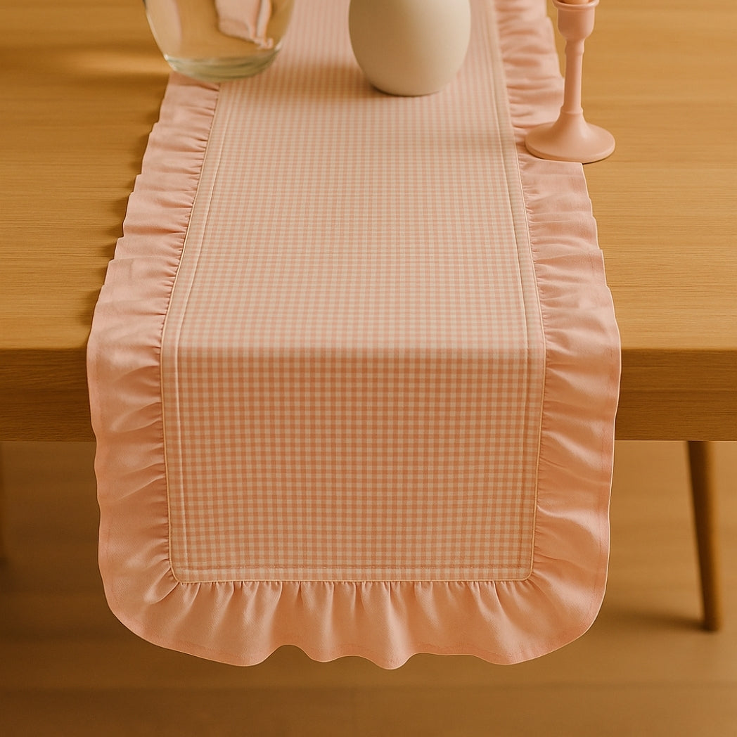 Pembe Fırfırlı Pötikare Runner