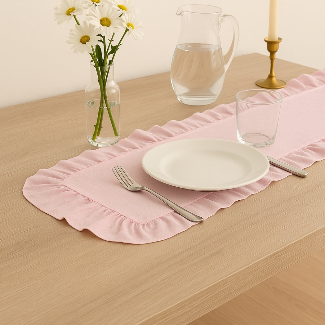 Pembe Fırfırlı Runner