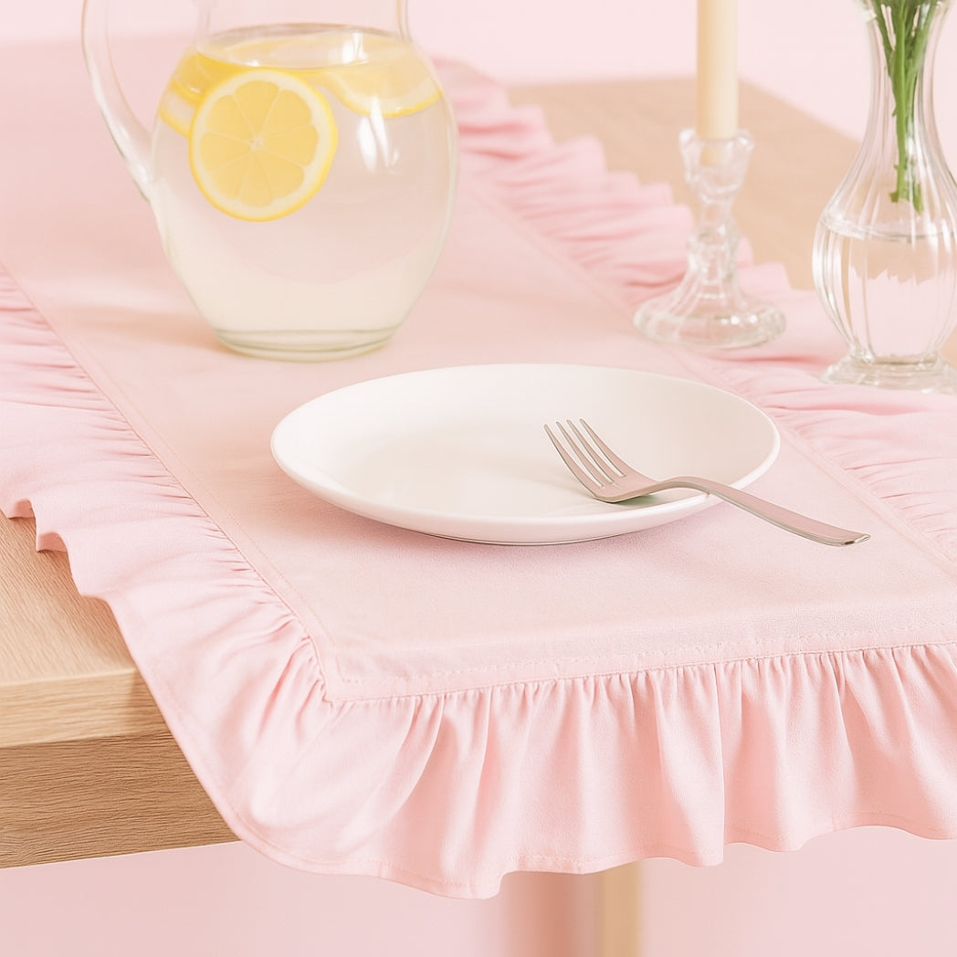 Pembe Fırfırlı Runner